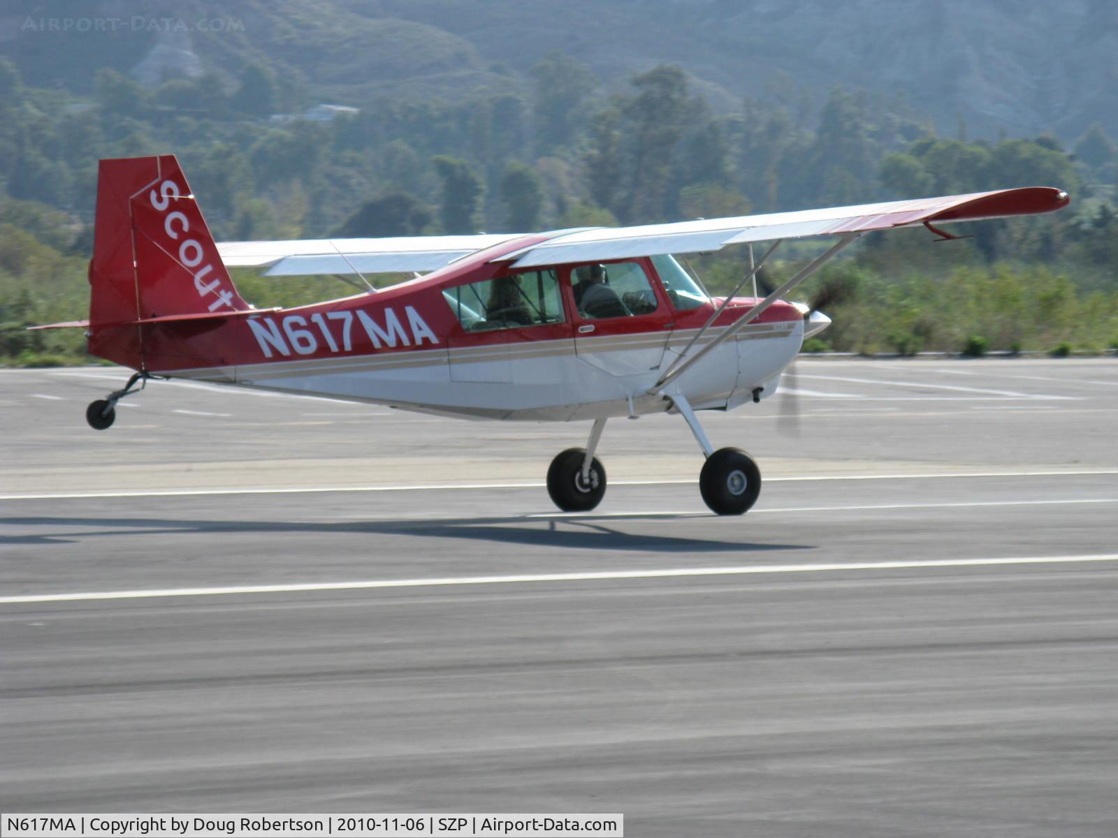 N617MA, 2003 American Champion 8GCBC Scout C/N 444-2003, 2003 American Champion 8GCBC SCOUT, Lycoming O-360 180 Hp, landing Rwy 22