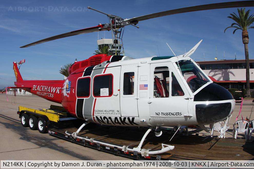 N214KK, 1964 Bell UH-1H Iroquois C/N 4267 (64-13560), On display at 2008 MCAS Miramar Airshow