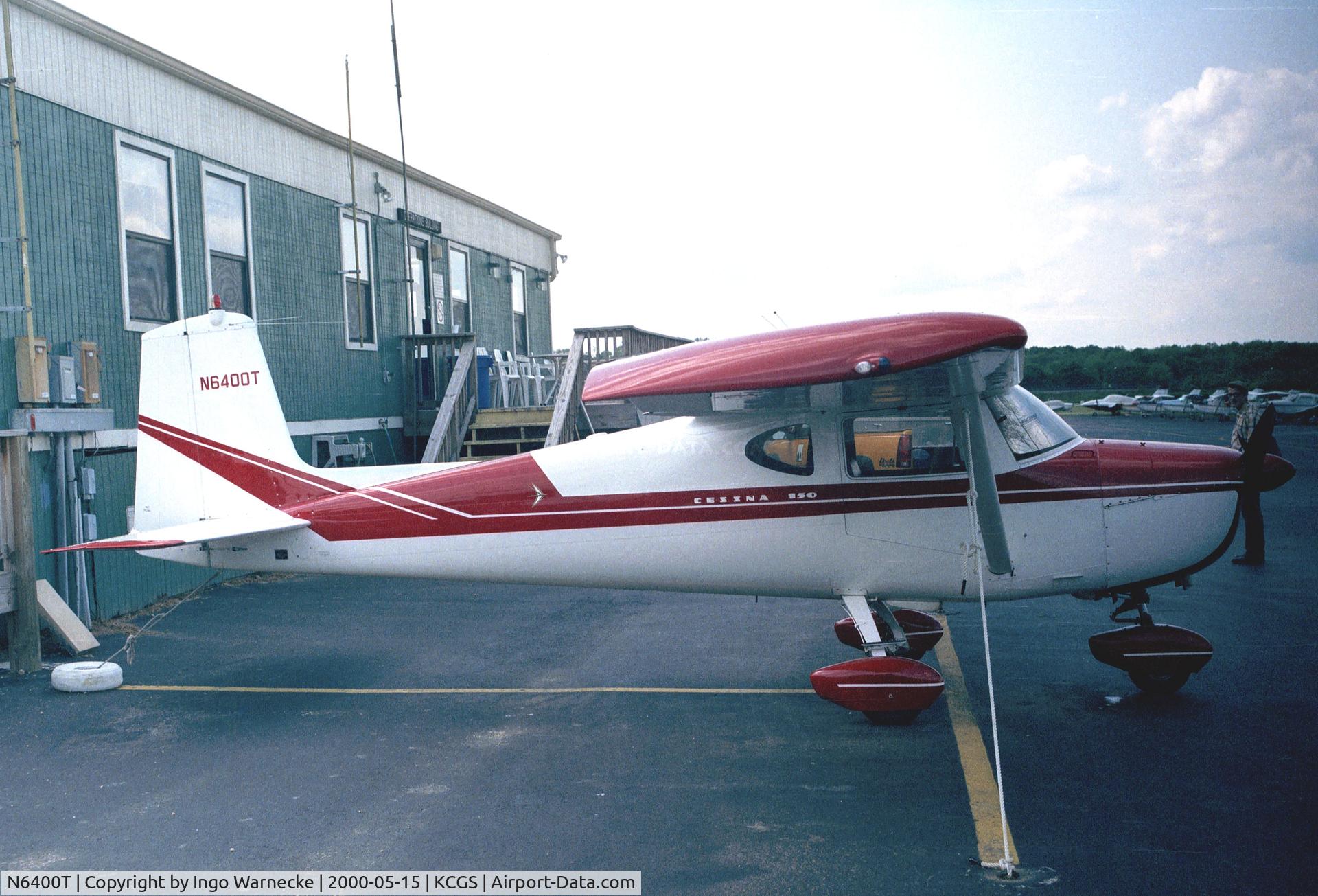 N6400T, 1959 Cessna 150 C/N 17800, Cessna 150 at College Park MD airfield