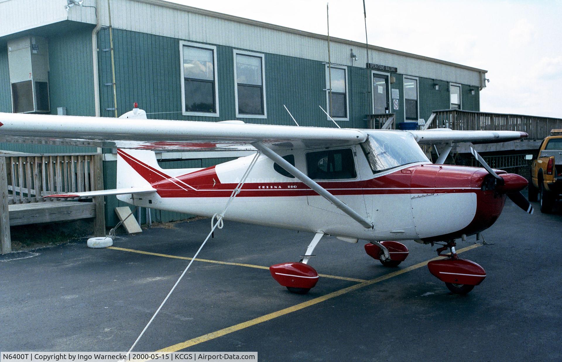 N6400T, 1959 Cessna 150 C/N 17800, Cessna 150 at College Park MD airfield