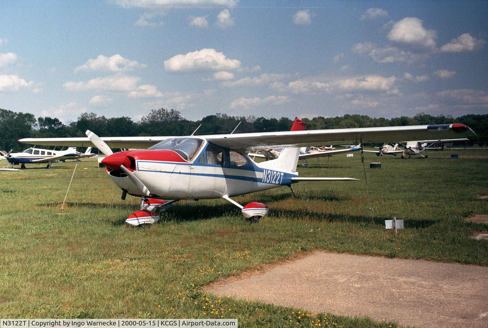 N3122T, 1967 Cessna 177 Cardinal C/N 17700422, Cessna 177 Cardinal at College Park MD airfield