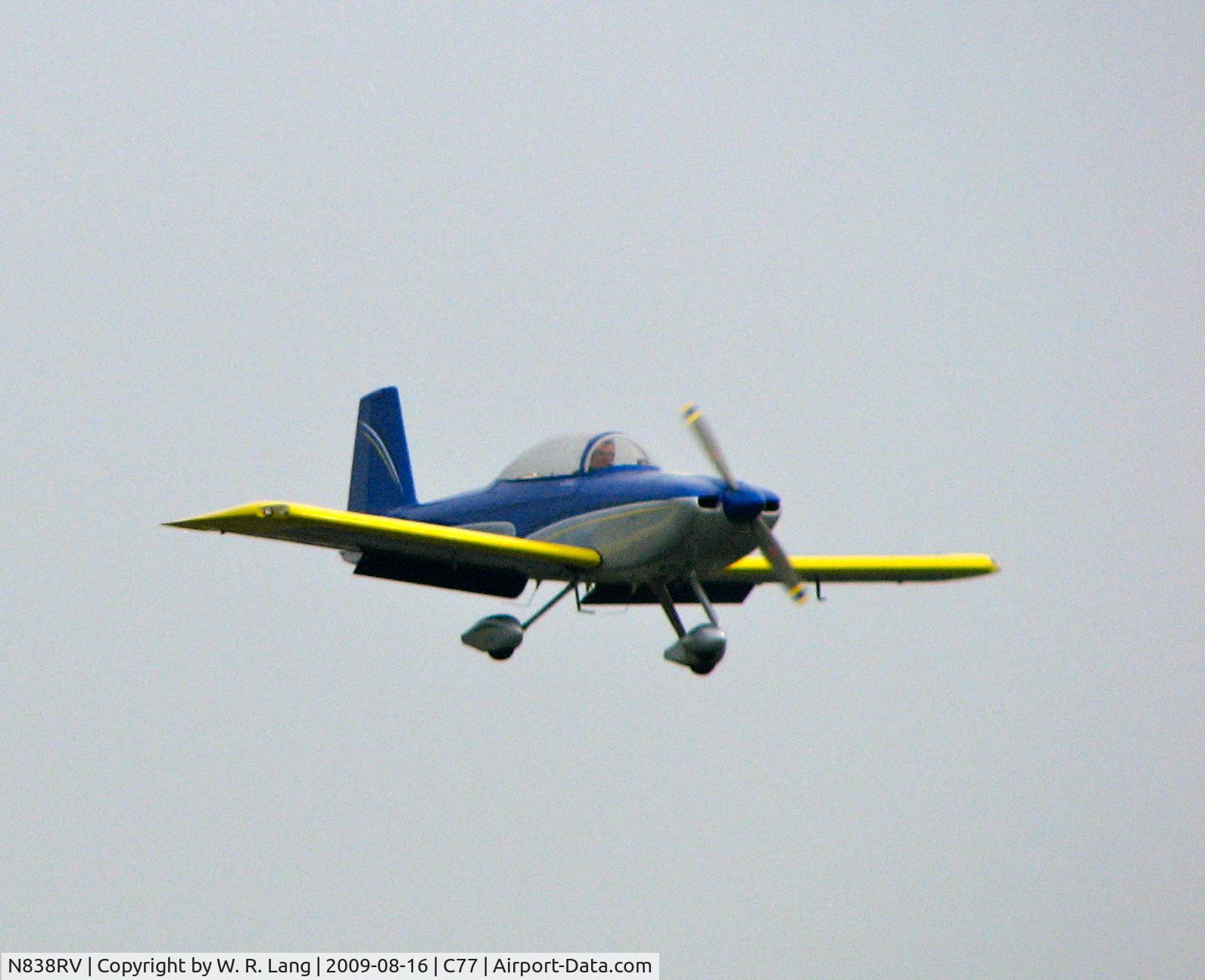 N838RV, 2002 Vans RV-8A C/N 80797, Final for Popular Grove, IL
