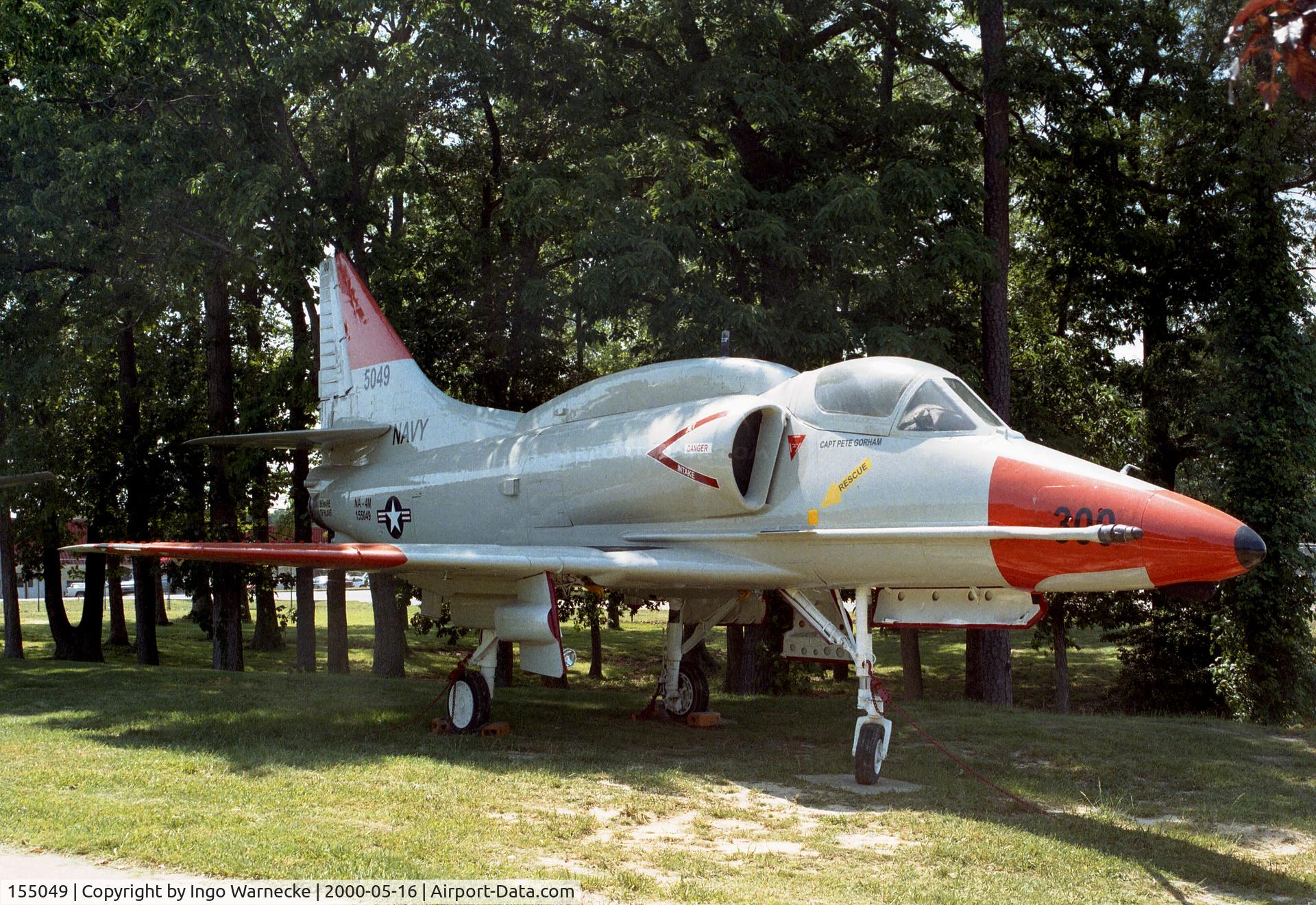 155049, Douglas NA-4M Skyhawk C/N 13865, Douglas NA-4M Skyhawk at the Patuxent River Naval Air Museum