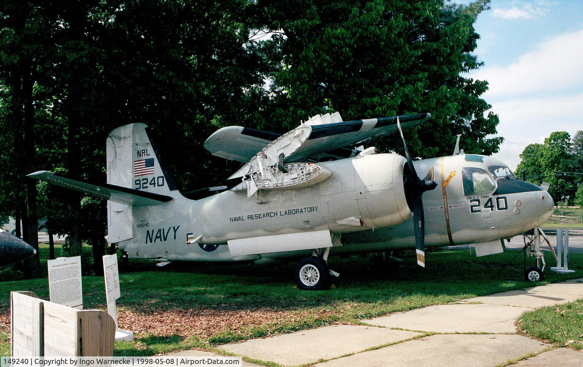 149240, Grumman US-2D Tracker C/N 84C, Grumman S-2D Tracker at the Patuxent River Naval Air Museum