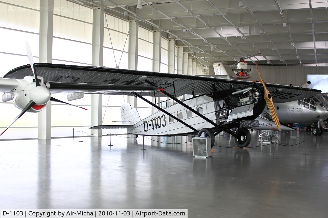 D-1103, Dornier Do B Merkur Replica C/N 88, Dornier Merkur, Dornier Museum Friedrichshafen