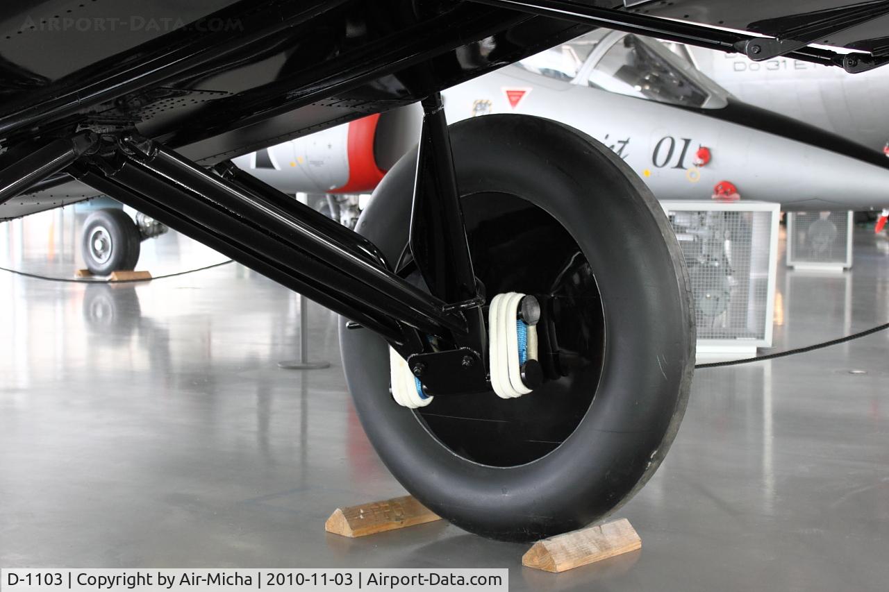 D-1103, Dornier Do B Merkur Replica C/N 88, Landing Gear of Dornier Merkur, Dornier Museum Friedrichshafen