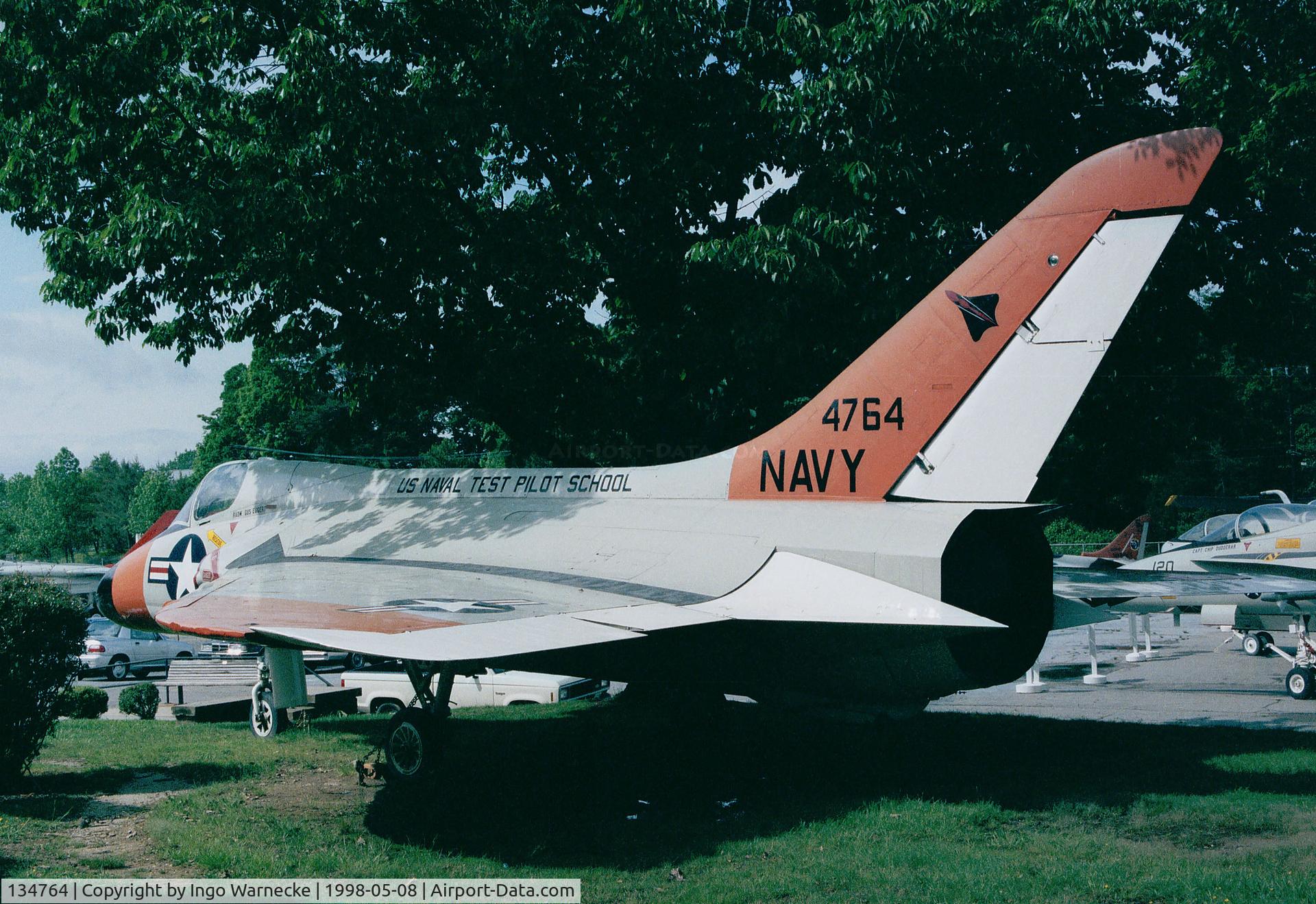 134764, Douglas F-6A Skyray C/N 10358, Douglas NF-6A Skyray at the Patuxent River Naval Air Museum