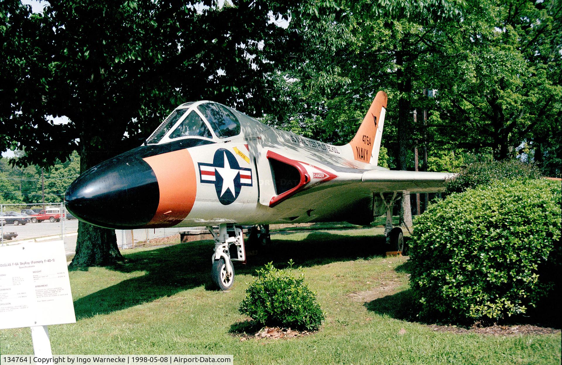 134764, Douglas F-6A Skyray C/N 10358, Douglas NF-6A Skyray at the Patuxent River Naval Air Museum