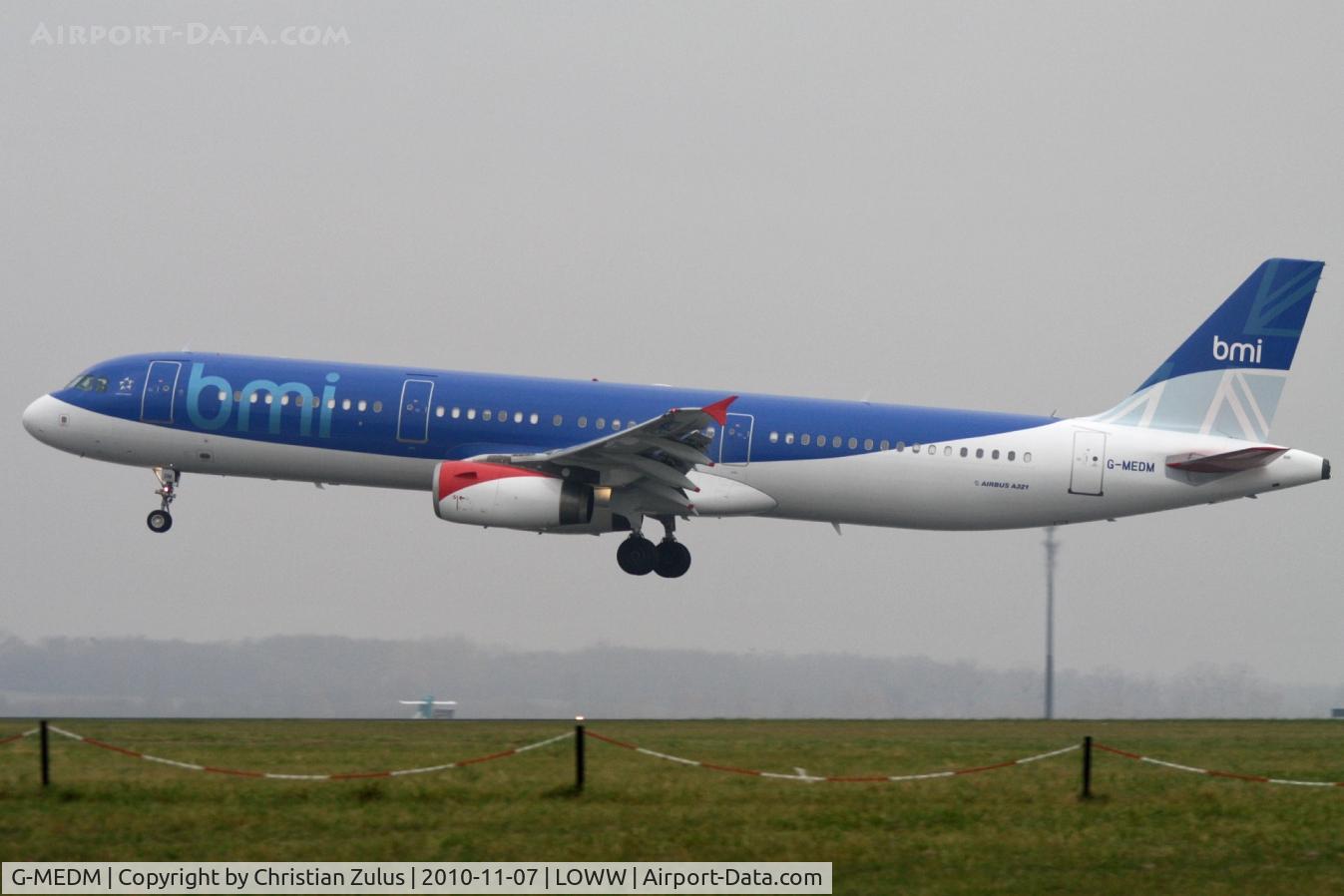 G-MEDM, 2006 Airbus A321-231 C/N 2799, bmi British Midland