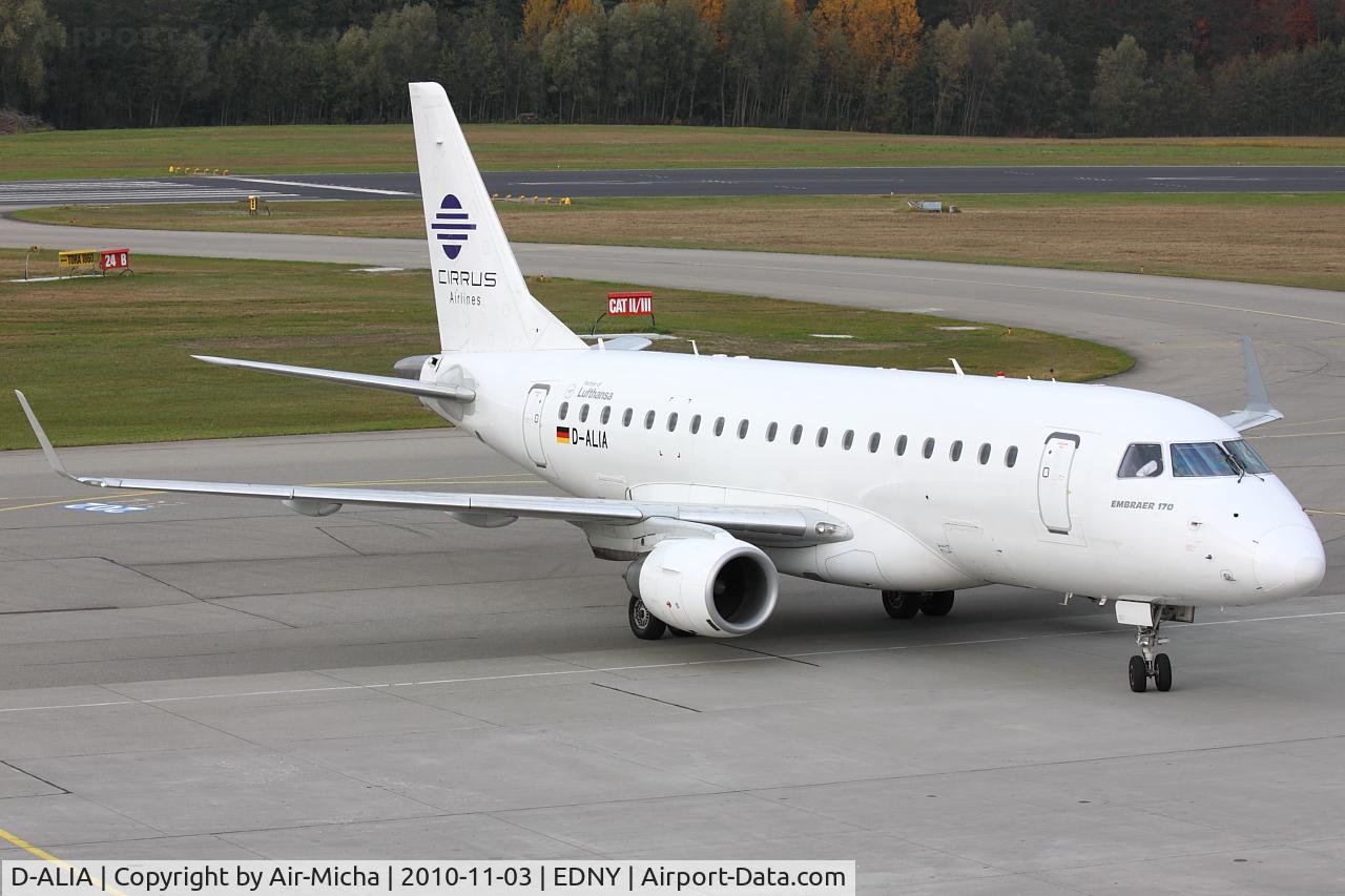 D-ALIA, 2002 Embraer 170LR (ERJ-170-100LR) C/N 17000006, Cirrus Airlines