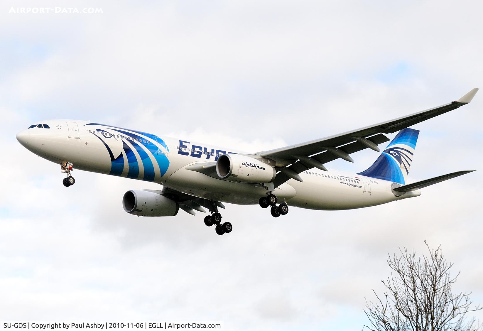 SU-GDS, 2010 Airbus A330-343X C/N 1143, EgyptAir Airbus A330