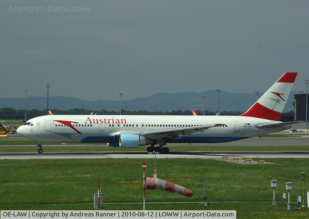 OE-LAW, 1992 Boeing 767-3Z9/ER C/N 26417, Austrian Boeing 767