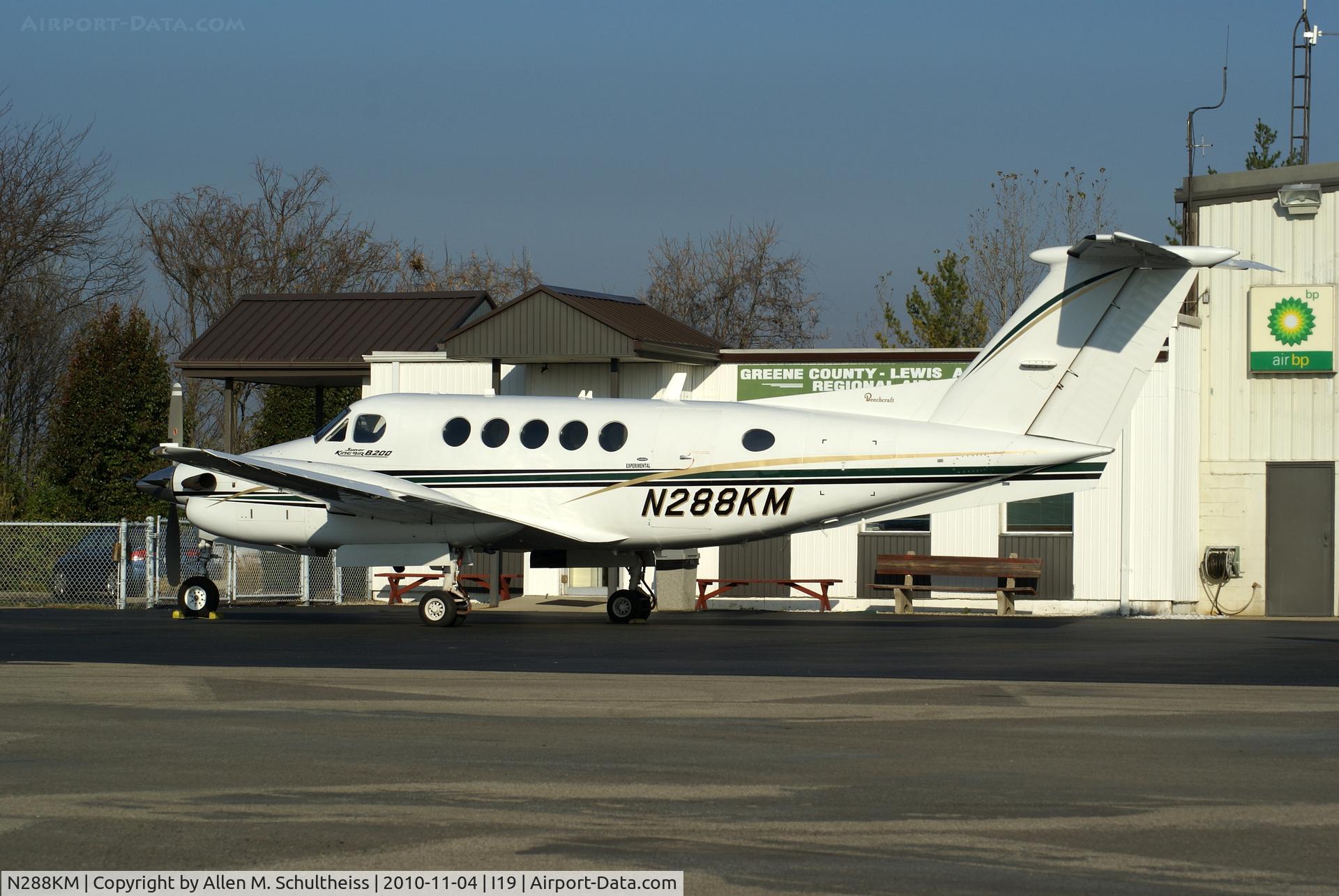 N288KM, 1995 Beech B200 King Air C/N BB-1508, Beech B200