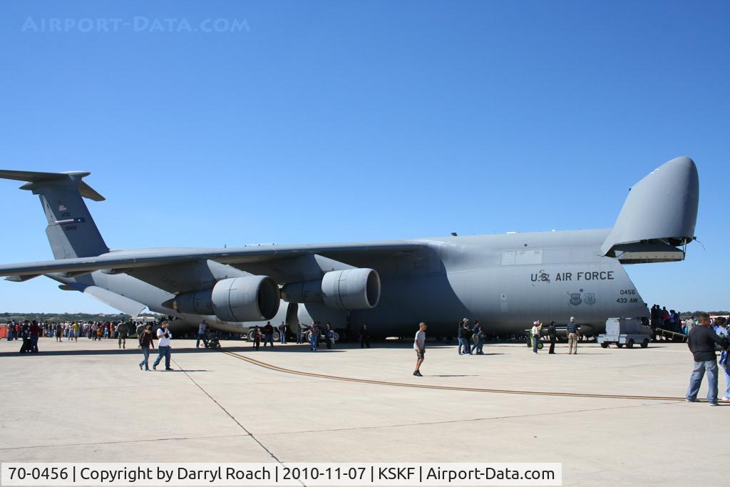 70-0456, 1970 Lockheed C-5A Galaxy C/N 500-0070, USAF C5 on display at Airfest.