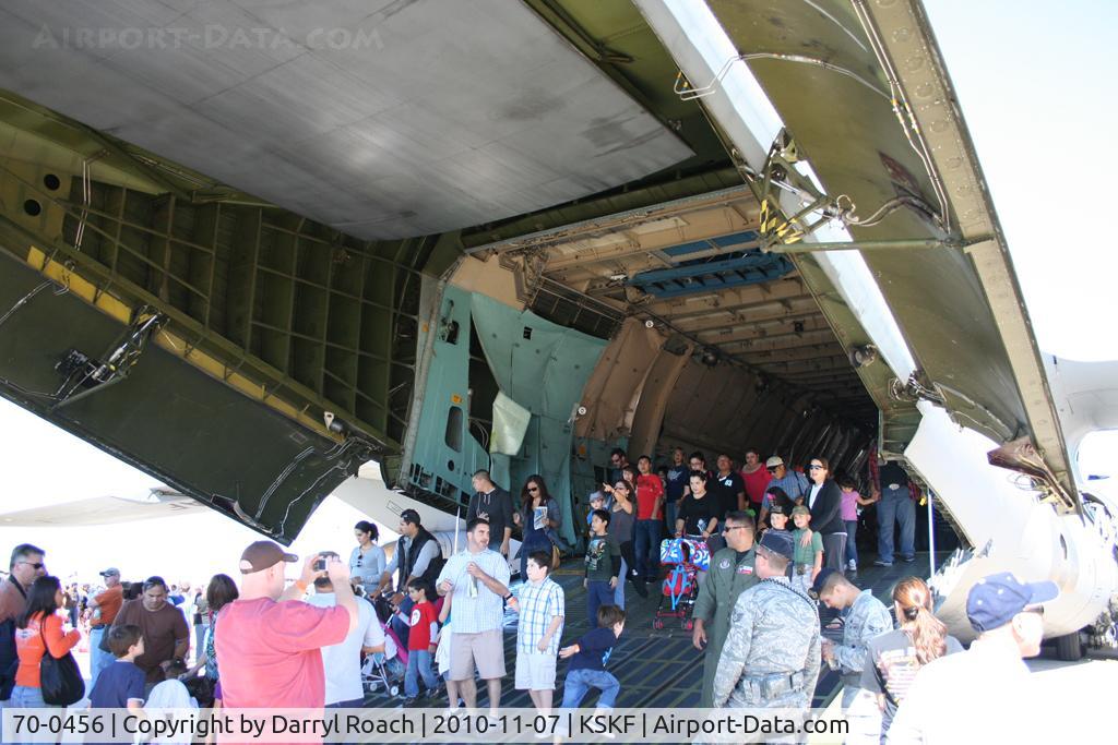 70-0456, 1970 Lockheed C-5A Galaxy C/N 500-0070, USAF C5 on display at Airfest.