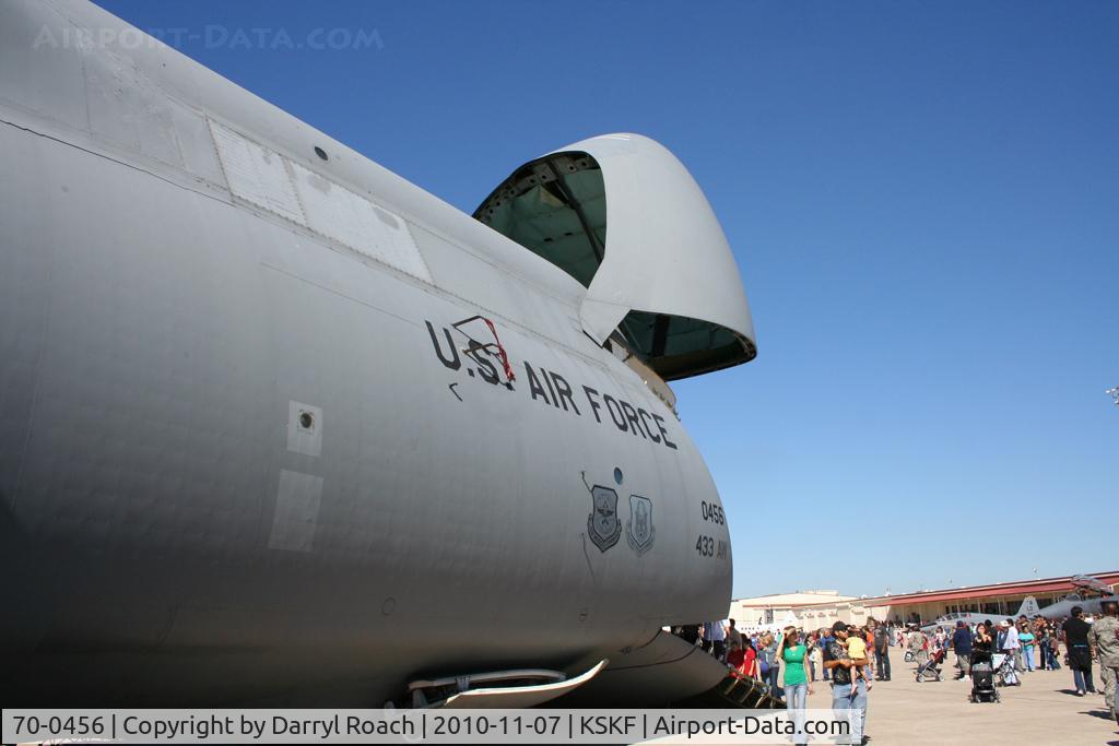 70-0456, 1970 Lockheed C-5A Galaxy C/N 500-0070, USAF C5 on display at Airfest.