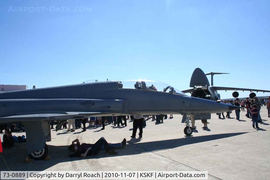 73-0889, Northrop F-5F Tiger II C/N W.1001, USAF F5 on display at Airfest.