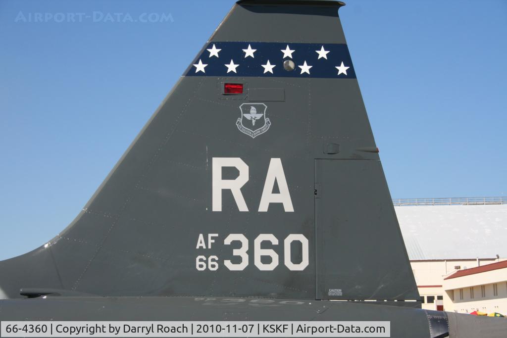 66-4360, 1966 Northrop T-38A Talon C/N N.5991, USAF T38 on display at Airfest.