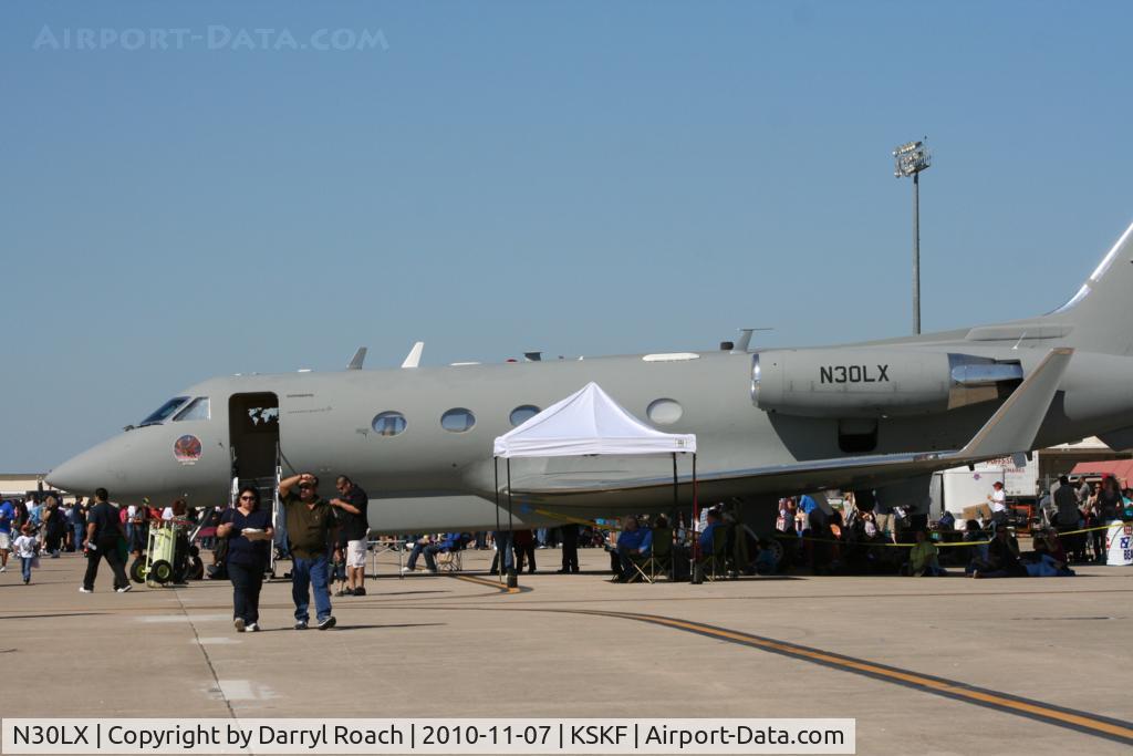 N30LX, 1984 Gulfstream Aerospace G-1159A Gulfstream III C/N 438, USAF Gulfstream on display at Airfest.