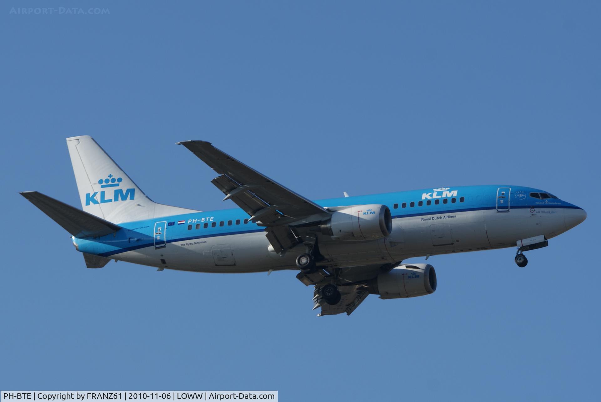 PH-BTE, 1993 Boeing 737-306 C/N 27421, KLM