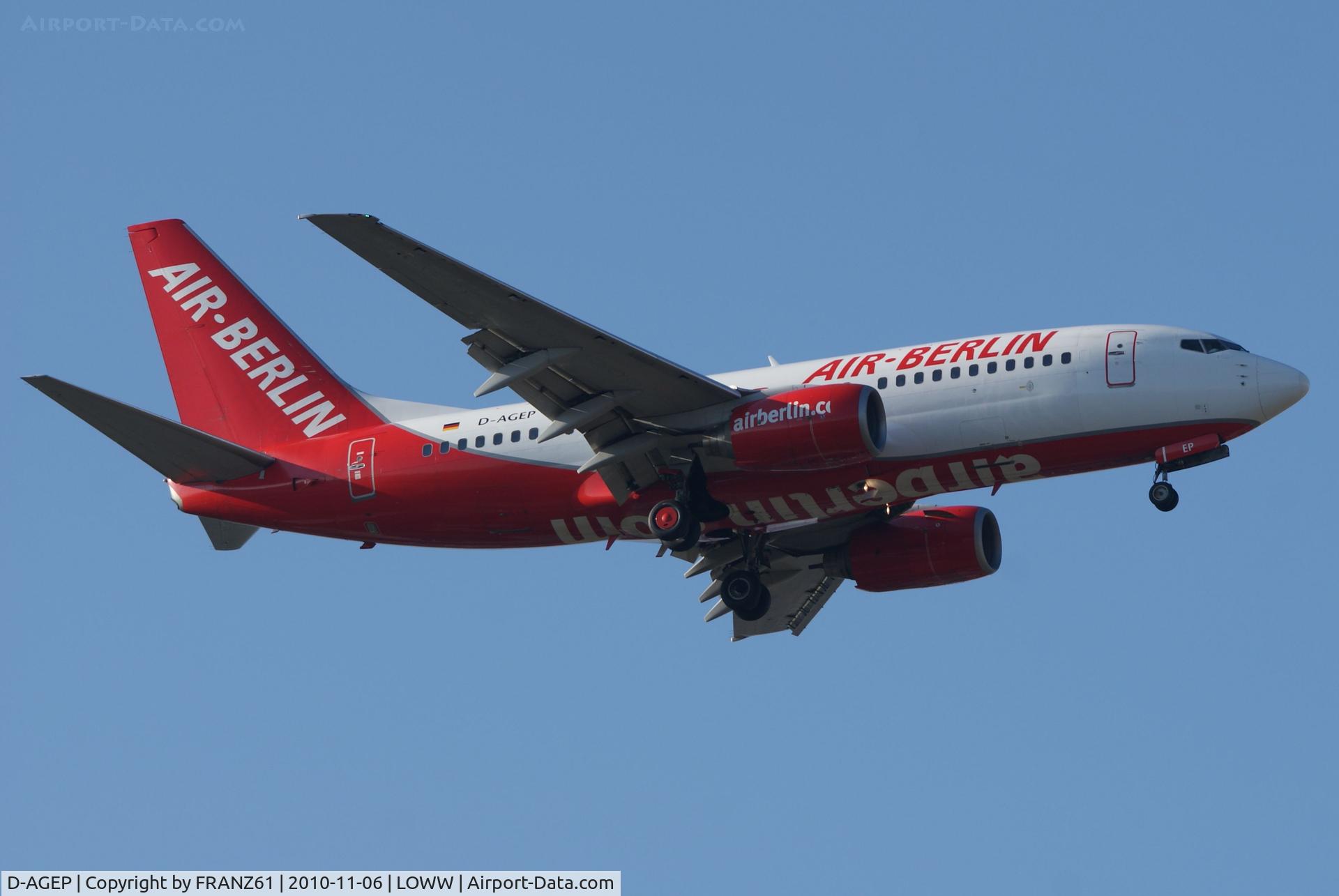 D-AGEP, 1998 Boeing 737-75B C/N 28102, Air Berlin
