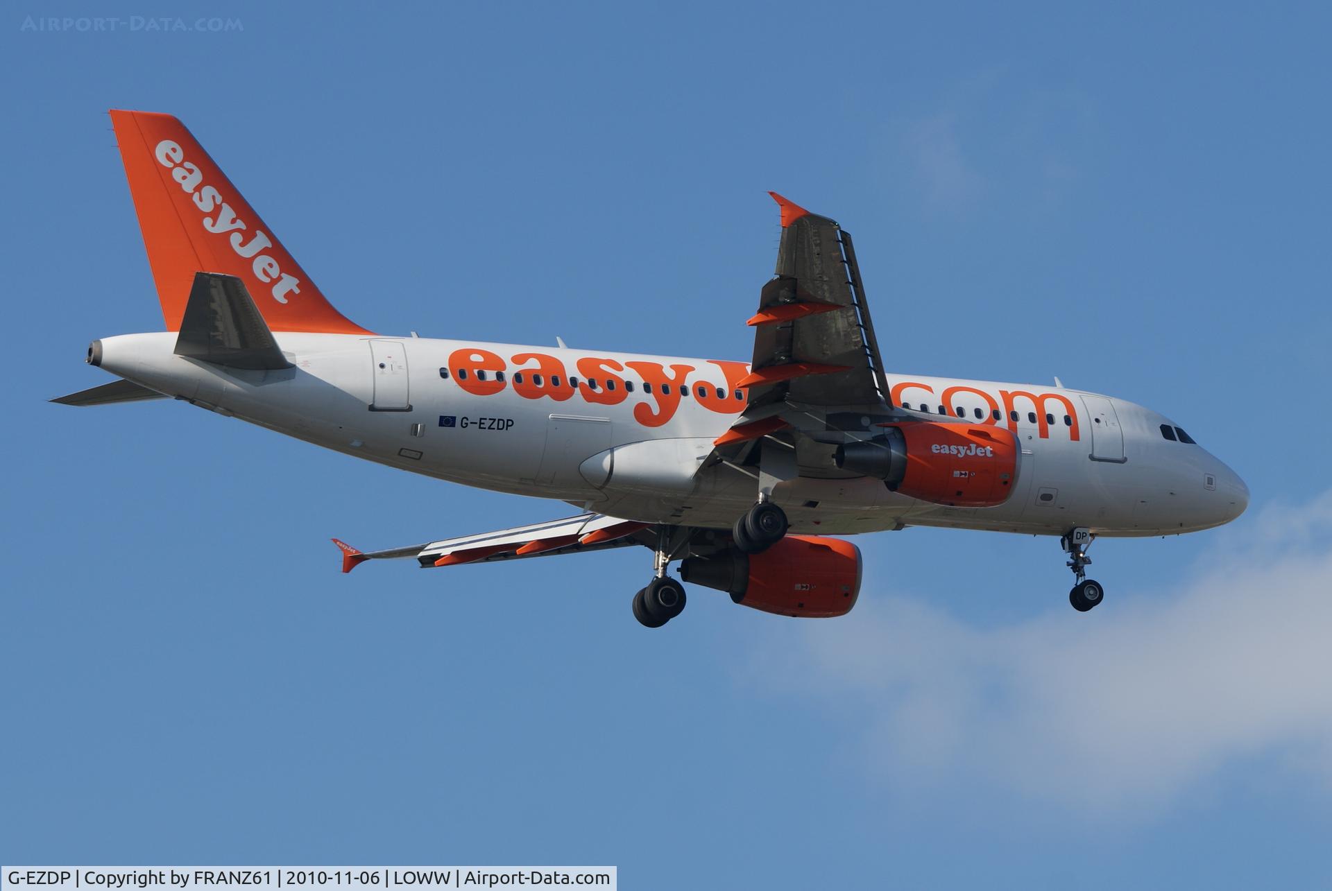 G-EZDP, 2008 Airbus A319-111 C/N 3675, Easy Jet