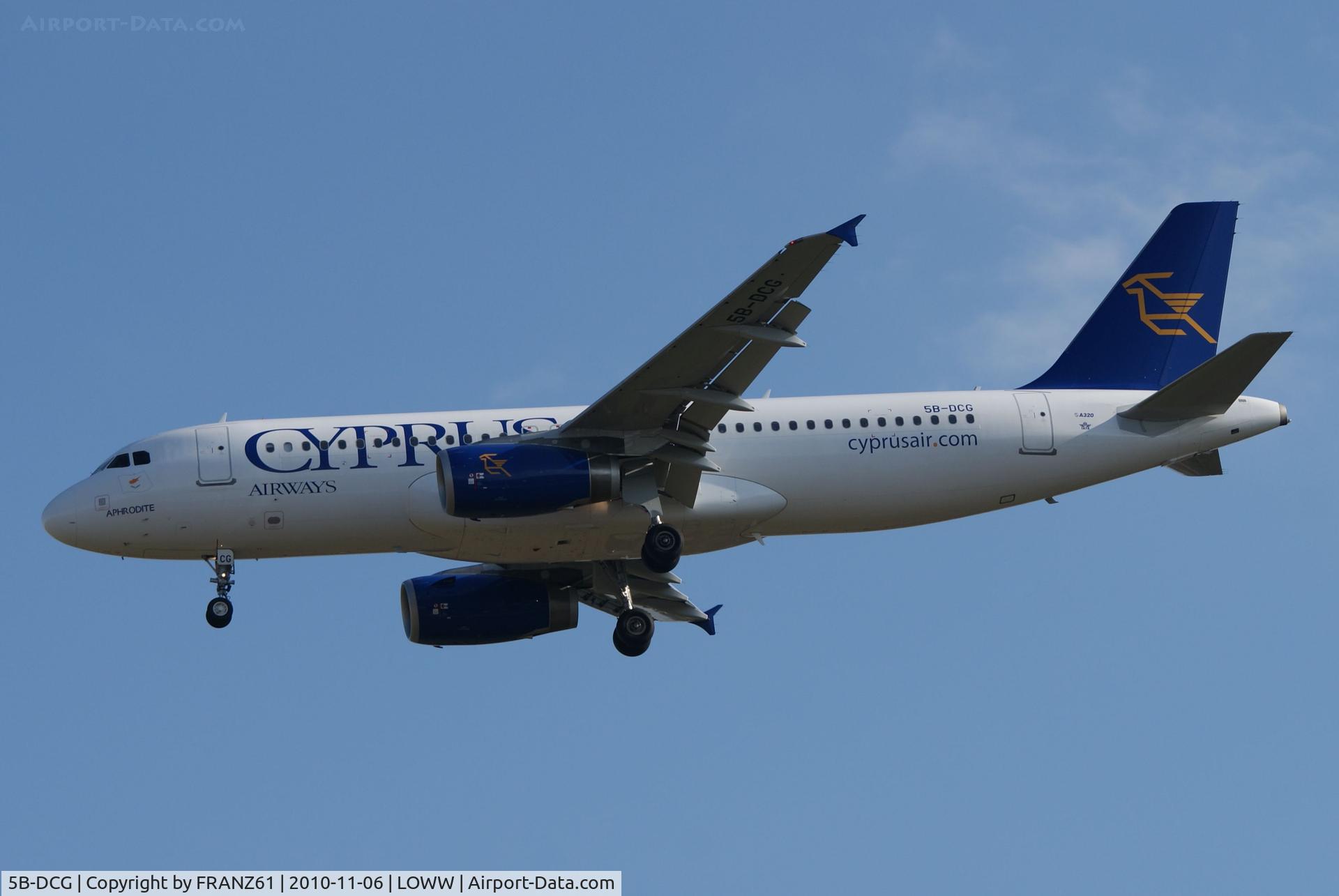 5B-DCG, 2010 Airbus A320-232 C/N 4197, Cyprus Airways