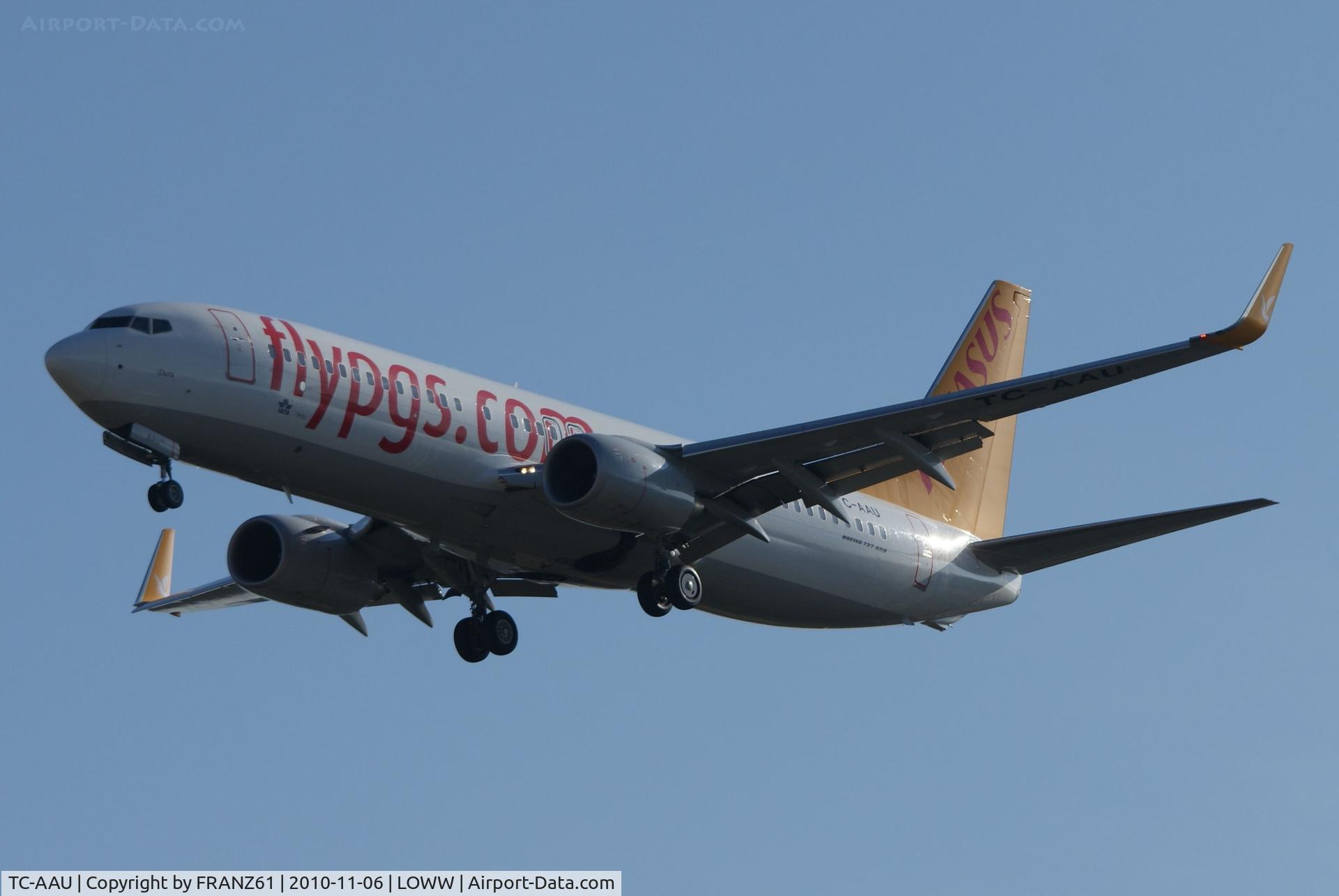 TC-AAU, 2010 Boeing 737-82R C/N 40873, Pegasus Airlines