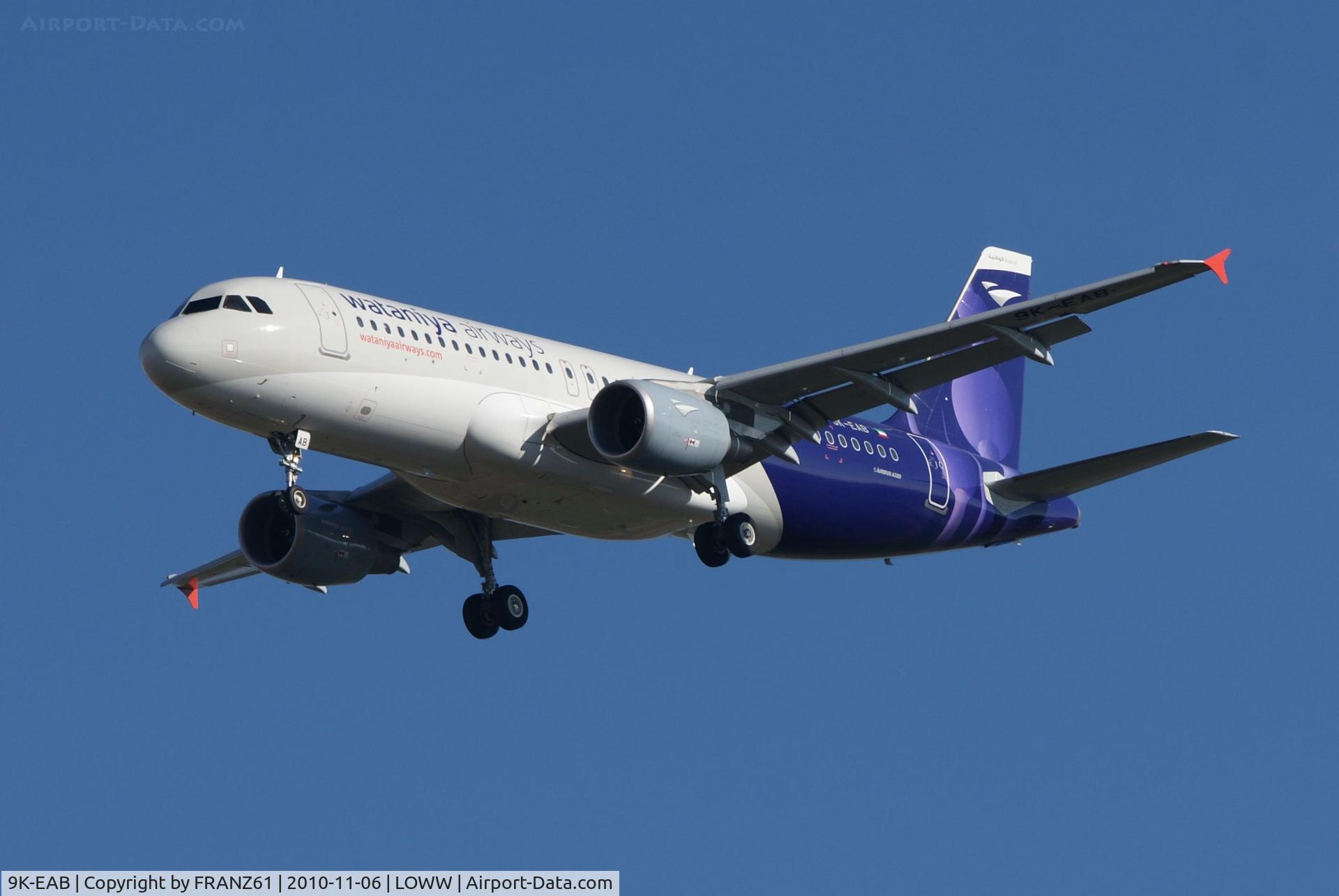9K-EAB, 2009 Airbus A320-214 C/N 3791, Wataniya Airways