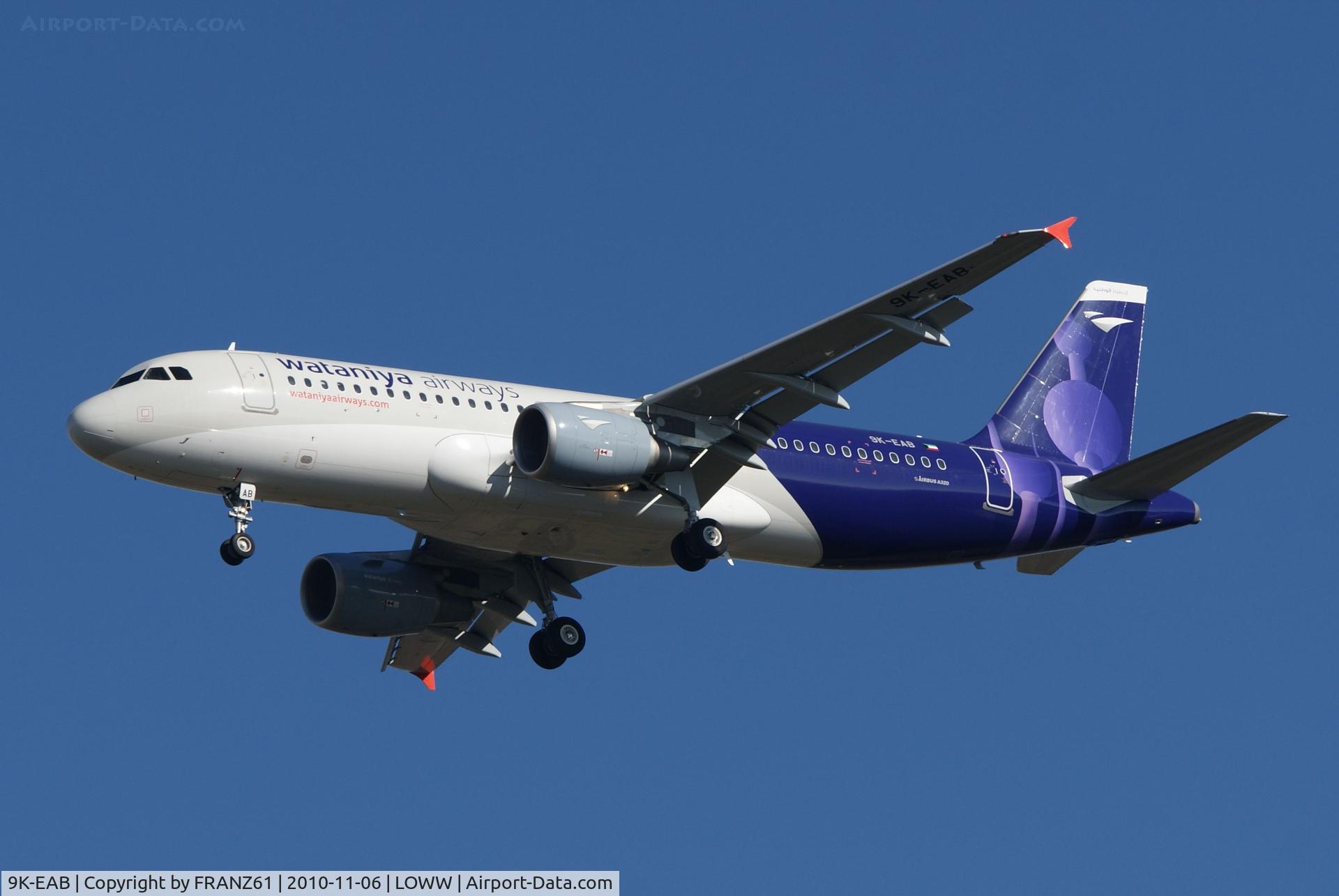 9K-EAB, 2009 Airbus A320-214 C/N 3791, Wataniya Airways