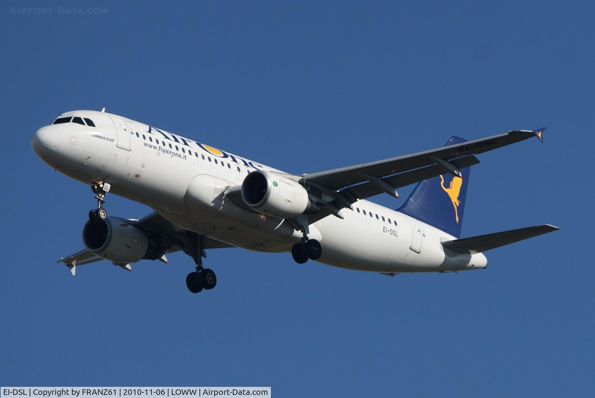 EI-DSL, 2007 Airbus A320-216 C/N 3343, Alitalia - Air One