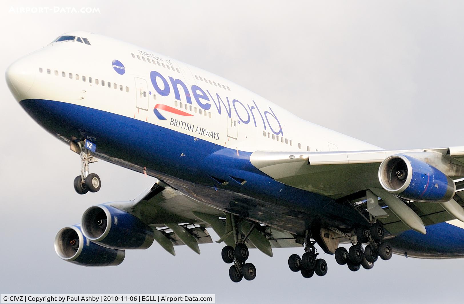 G-CIVZ, 1998 Boeing 747-436 C/N 28854, Boeing BOEING 747-436