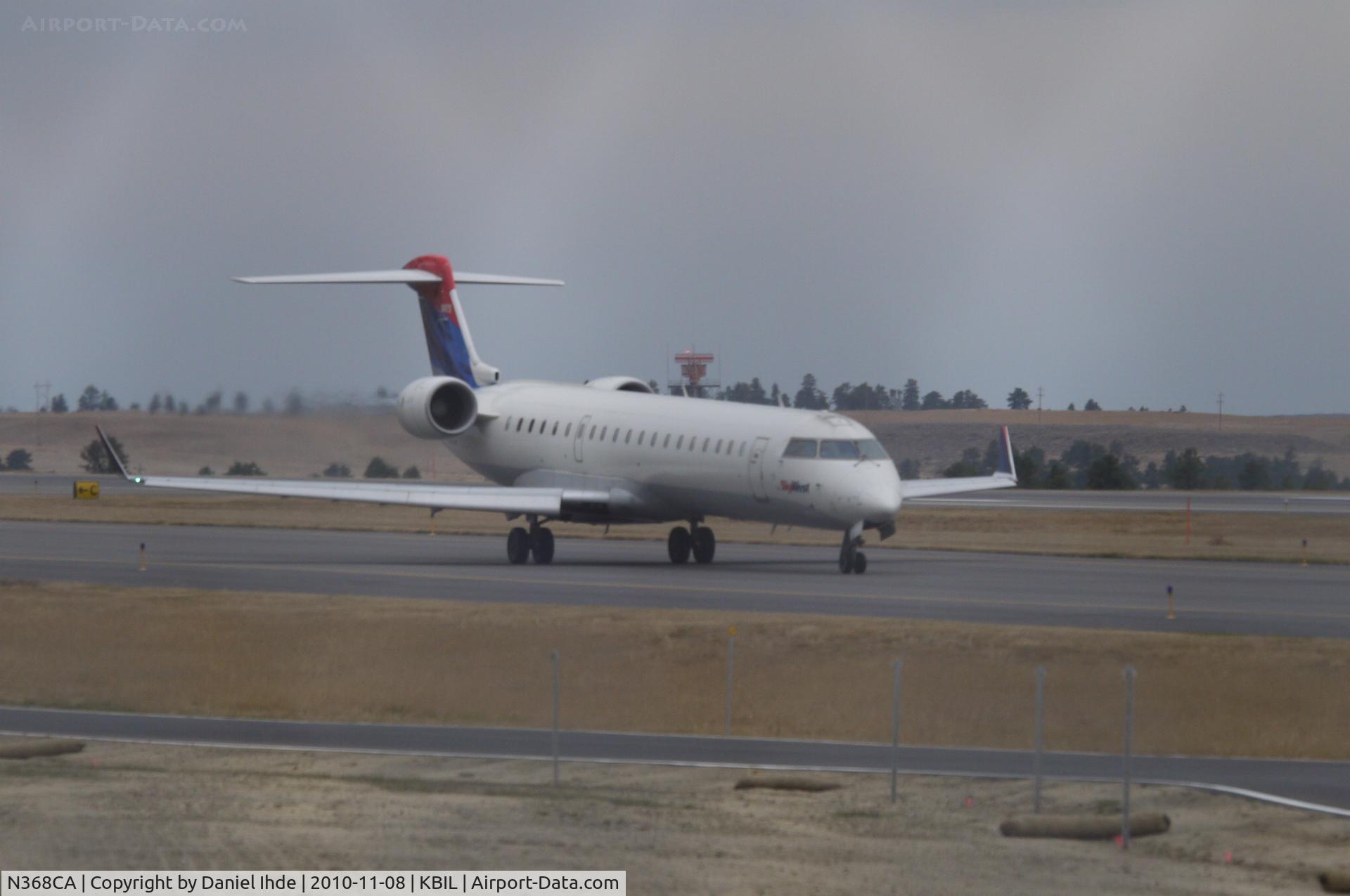 N368CA, 2003 Bombardier CRJ-700 (CL-600-2C10) Regional Jet C/N 10075, Skywest Bombardier CL-600 @ Billings Montana