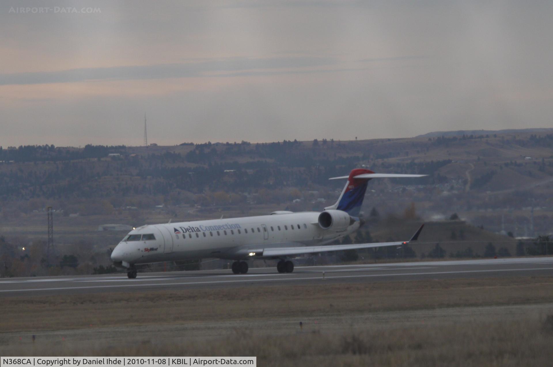 N368CA, 2003 Bombardier CRJ-700 (CL-600-2C10) Regional Jet C/N 10075, Skywest Bombardier CL-600 @ Billings Montana