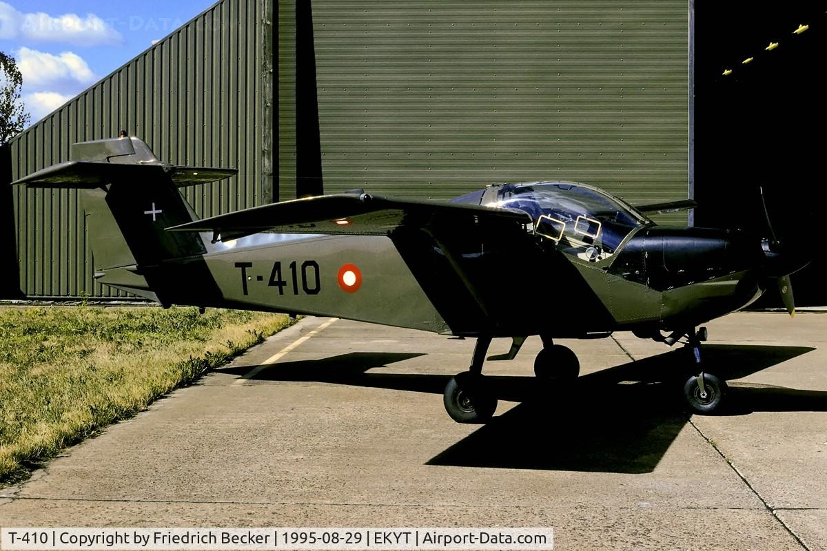 T-410, Saab T-17 Supporter C/N 15-210, stop over at Aalborg