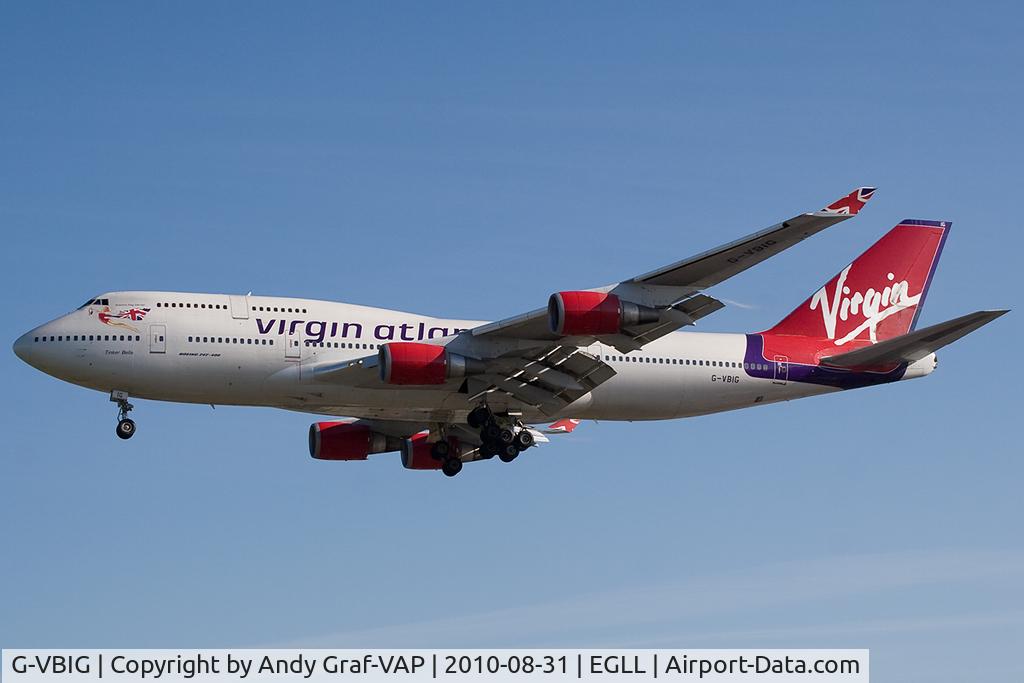 G-VBIG, 1996 Boeing 747-4Q8 C/N 26255, Virgin Atlantic 747-400