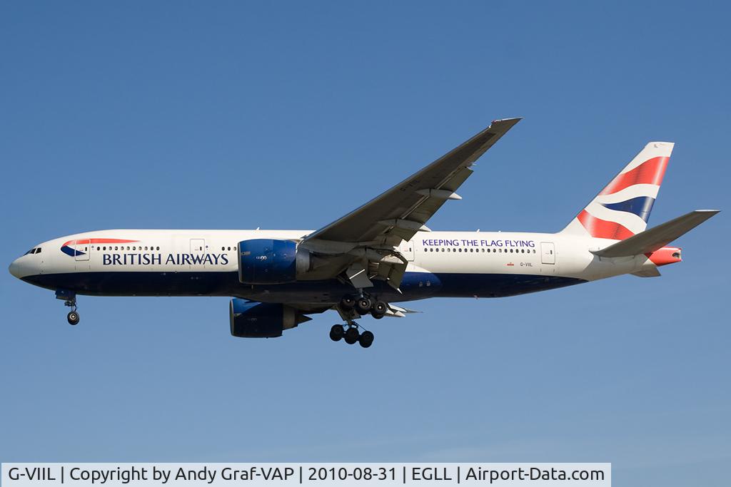 G-VIIL, 1998 Boeing 777-236/ER C/N 27493, British Airways 777-200