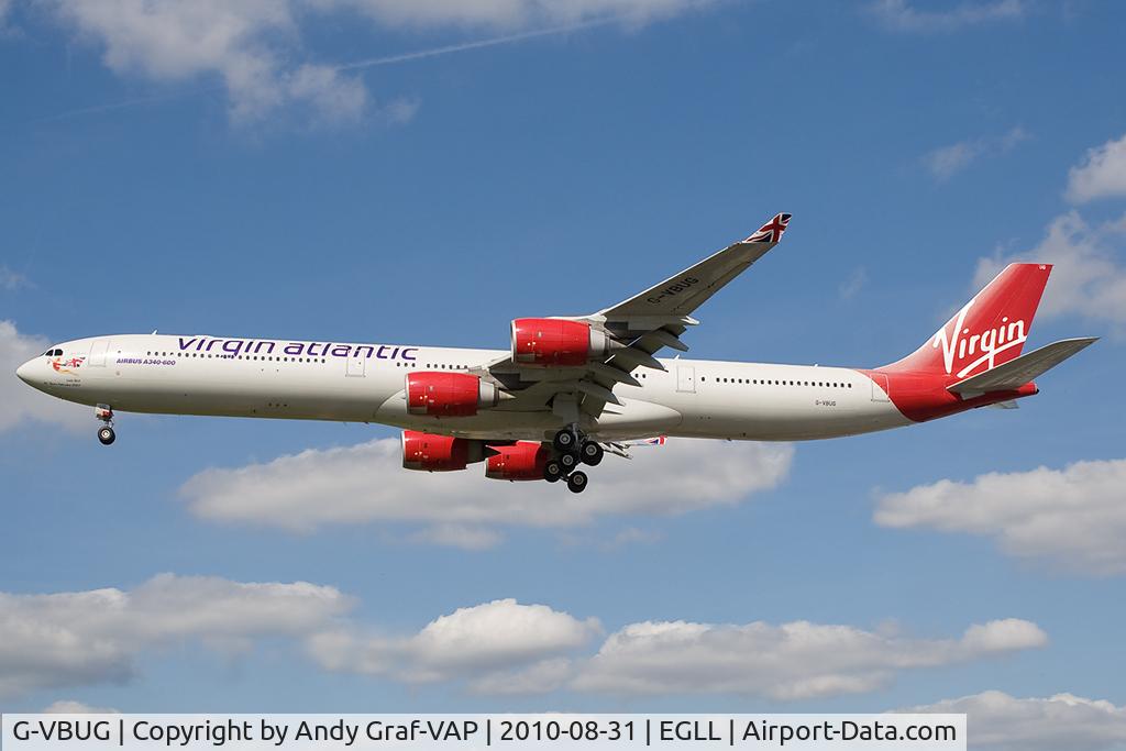 G-VBUG, 2007 Airbus A340-642 C/N 804, Virgin Atlantic A340-600