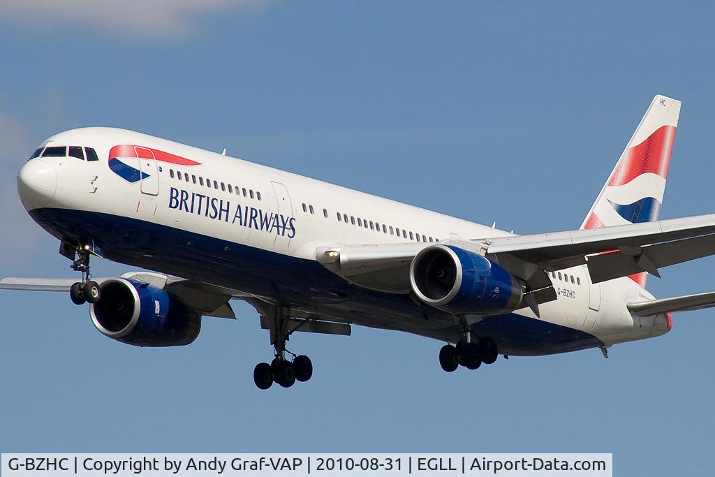 G-BZHC, 1998 Boeing 767-336 C/N 29232, British Airways 767-300