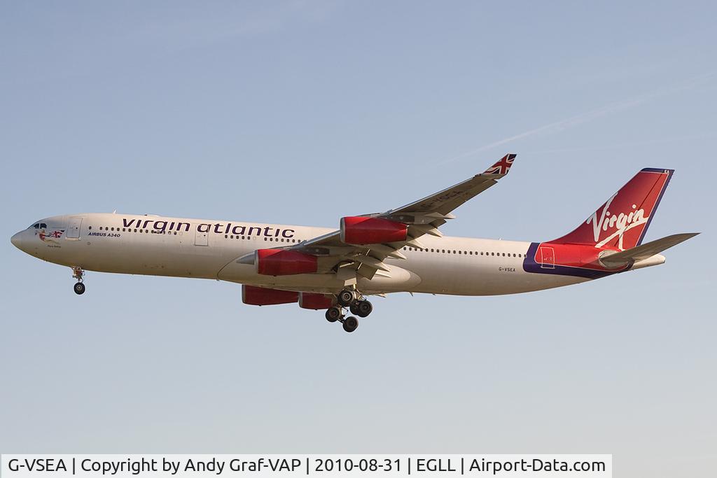G-VSEA, 1992 Airbus A340-311 C/N 003, Virgin Atlantic A340-600