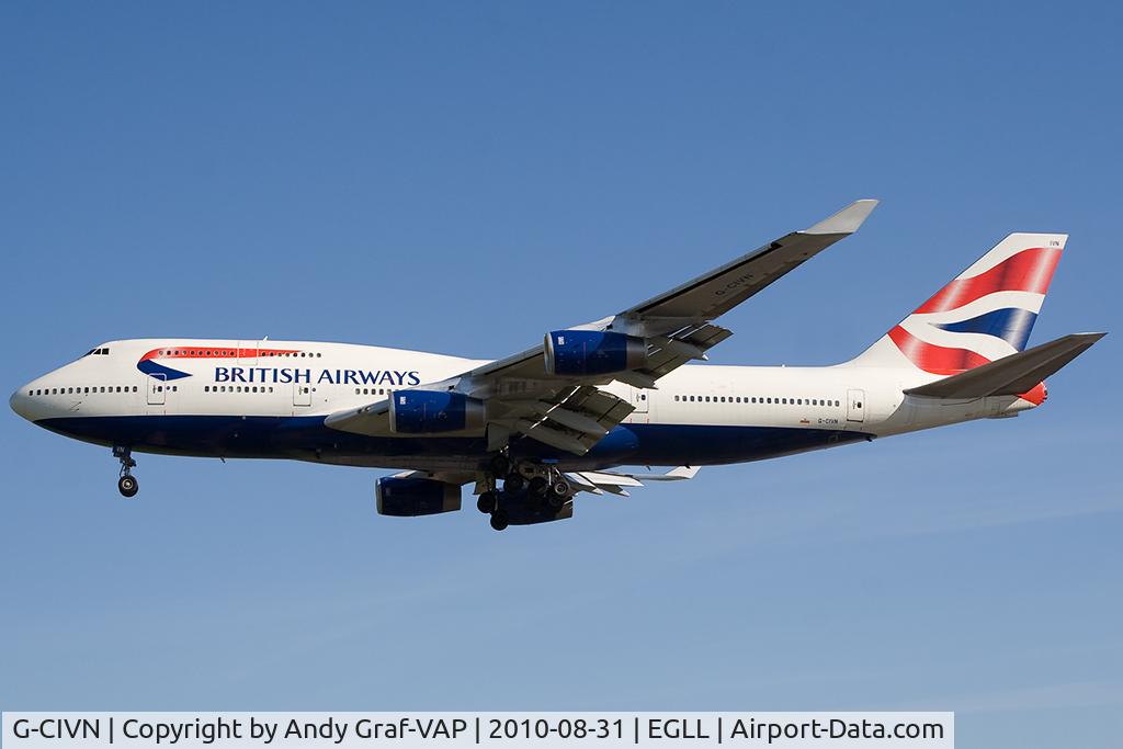 G-CIVN, 1997 Boeing 747-436 C/N 28848, British Airways 747-400