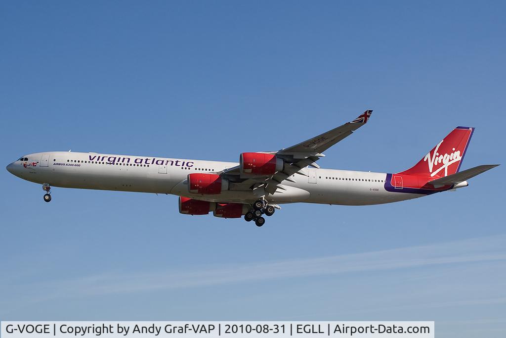 G-VOGE, 2002 Airbus A340-642 C/N 416, Virgin Atlantic A340-600