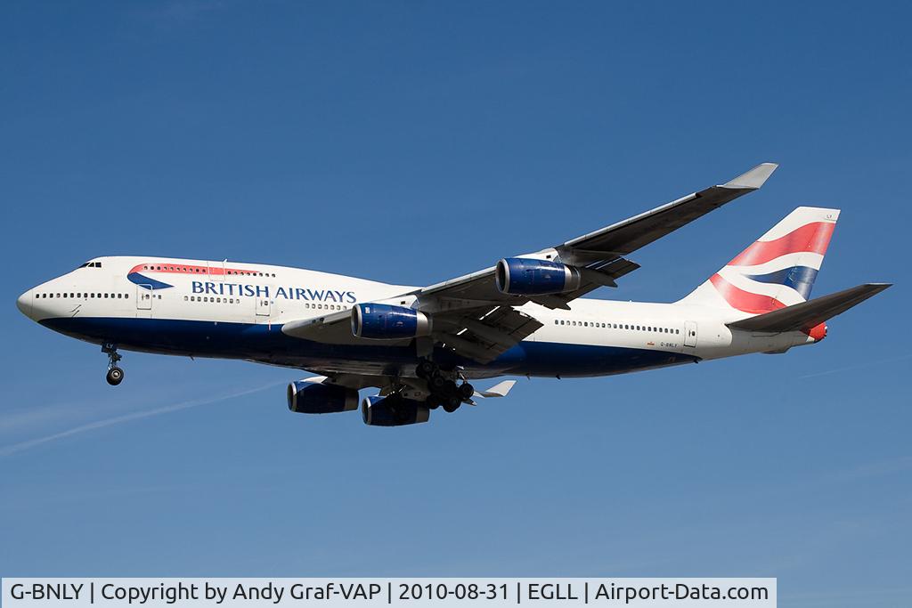 G-BNLY, 1993 Boeing 747-436 C/N 27090, British Airways 747-400