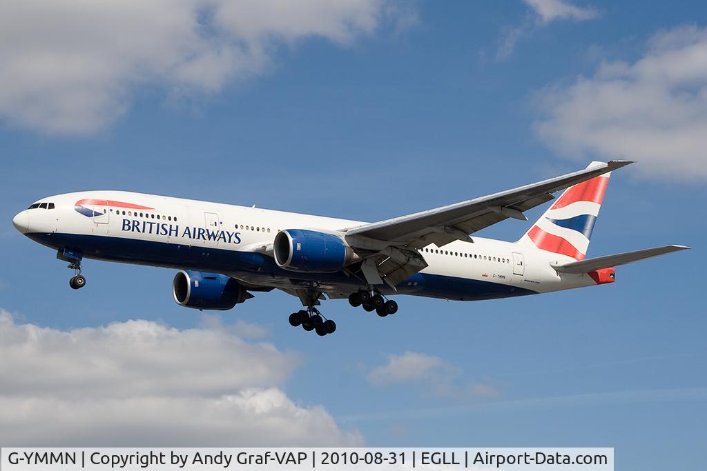 G-YMMN, 2001 Boeing 777-236 C/N 30316, British Airways 777-200