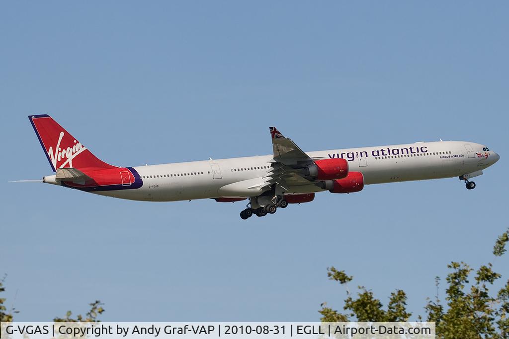 G-VGAS, 2005 Airbus A340-642 C/N 639, Virgin Atlantic A340-600