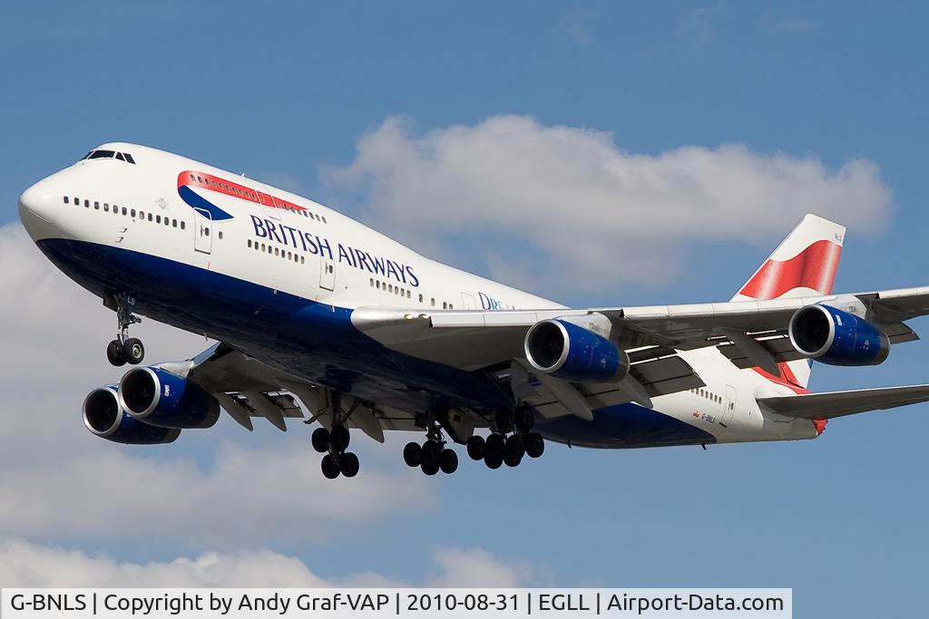G-BNLS, 1991 Boeing 747-436 C/N 24629, British Airways 747-400