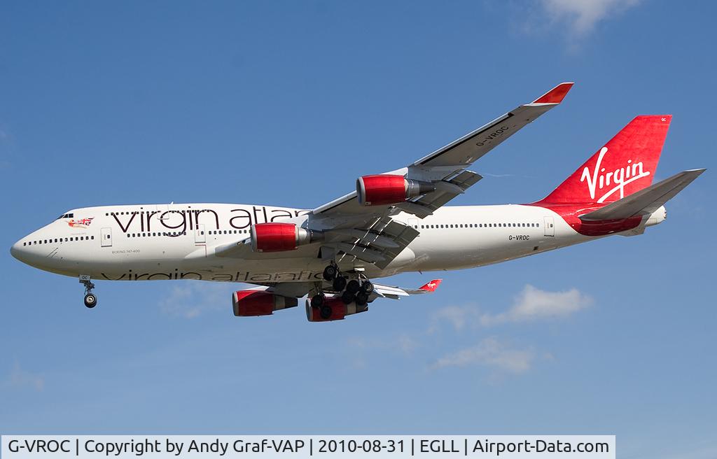 G-VROC, 2003 Boeing 747-41R C/N 32746, Virgin Atlantic 747-400