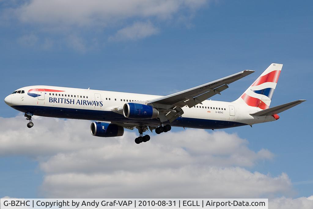 G-BZHC, 1998 Boeing 767-336 C/N 29232, British Airways 767-300