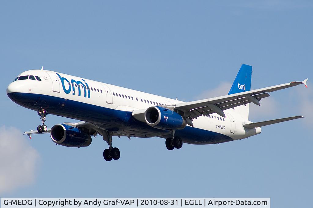 G-MEDG, 2002 Airbus A321-231 C/N 1711, BMI A321