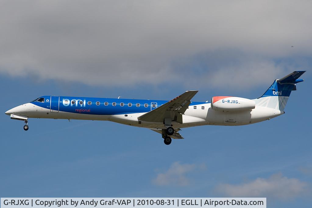 G-RJXG, 2001 Embraer EMB-145EP (ERJ-145EP) C/N 145390, BMI Regional EMB145
